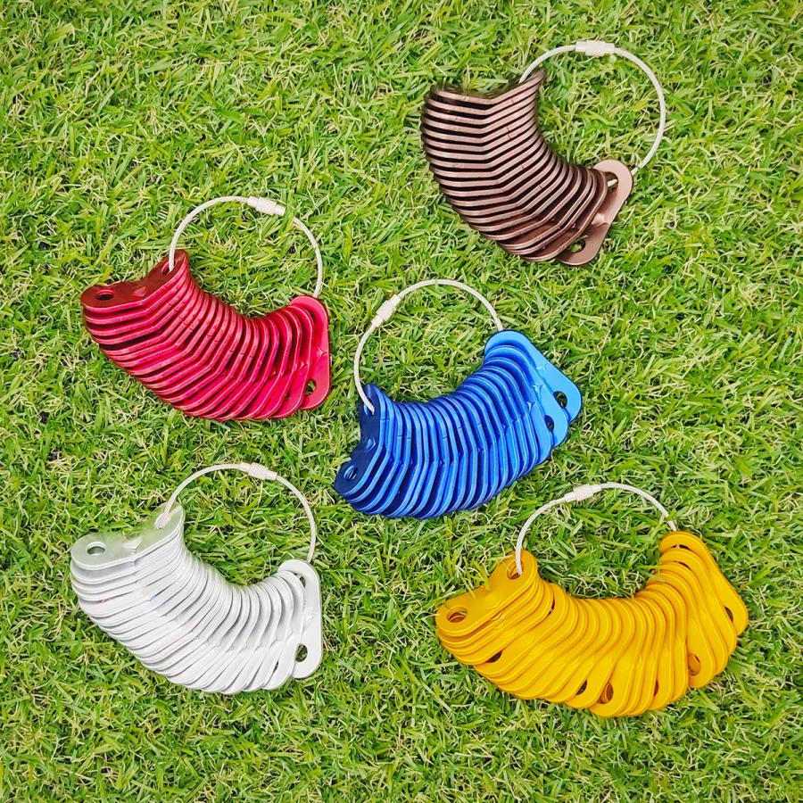 自在金具 ロープテンショナー 20個セット テント 張り用 アルミニウム製 φ3.0-5.5mmまで対応 コードスライダー付 送料無料 |  | 06