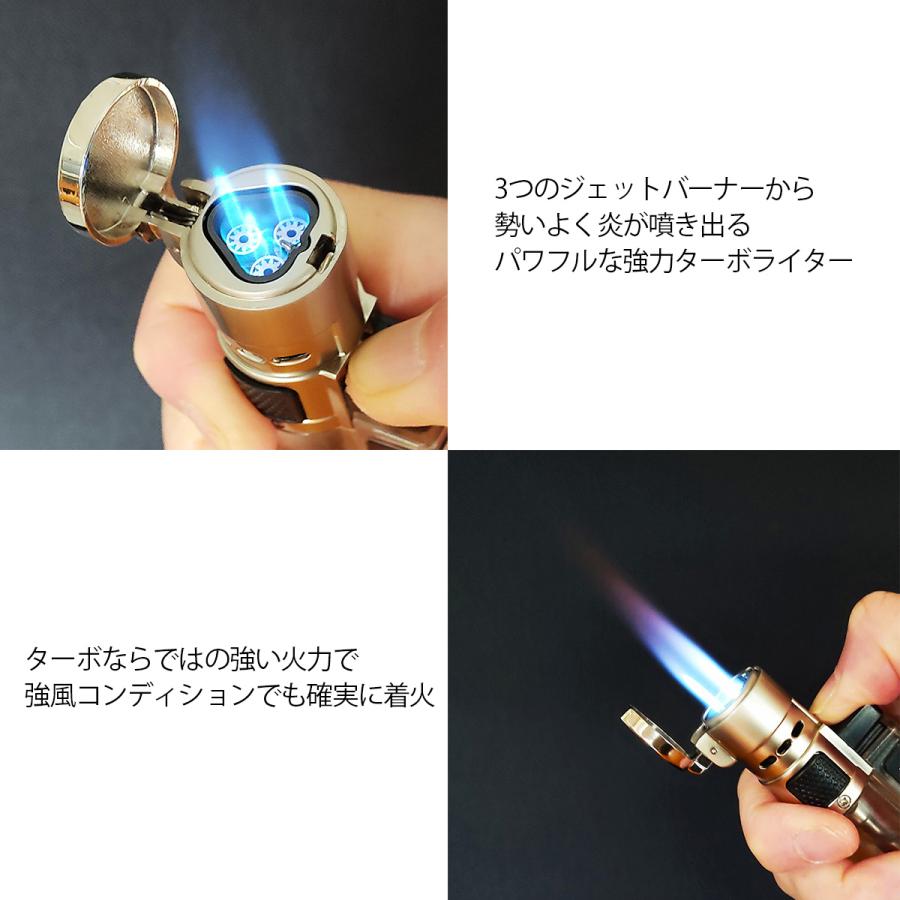 ライター 強火力 トリプルパワージェット式 ターボ式 着火ライター