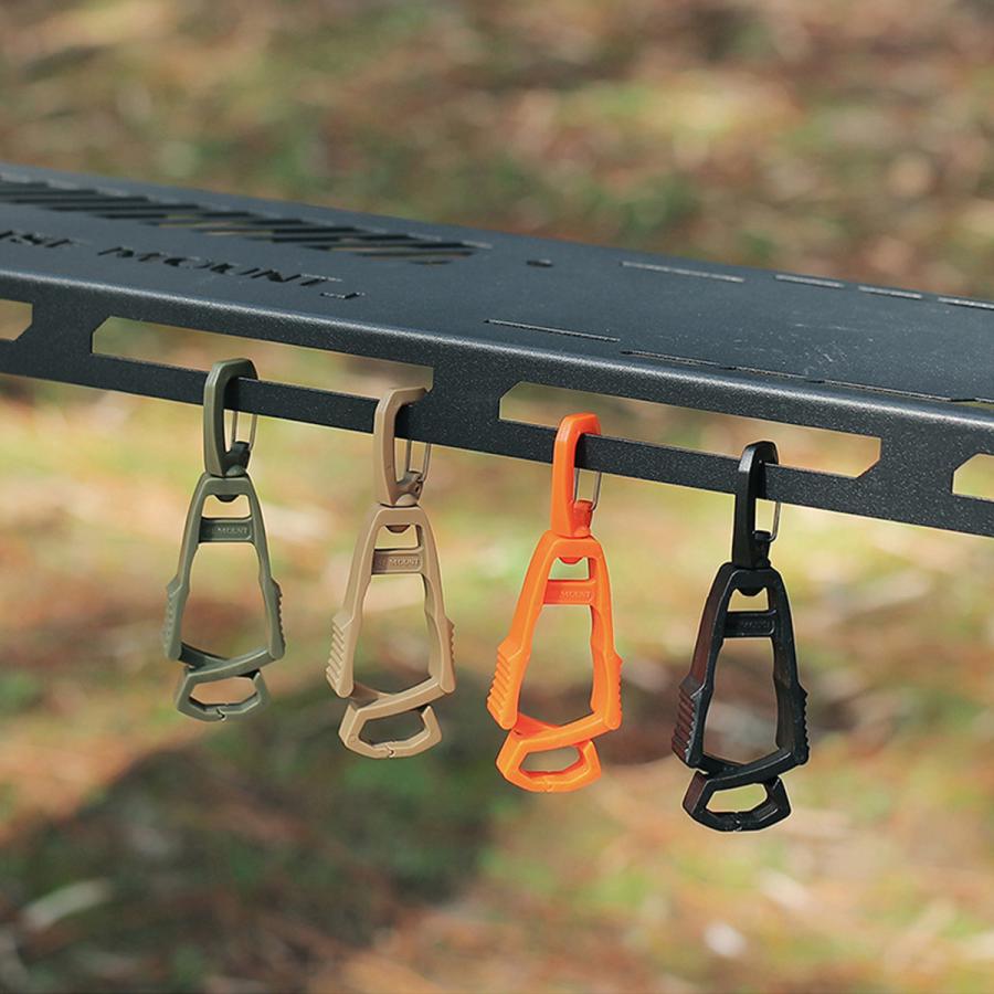 カラビナクリップ 手袋 帽子 小物 吊り下げ ワンタッチ 落下防止 アウトドア 登山 キャンプ 作業時に便利アイテム 3個セット 送料無料 |  | 09