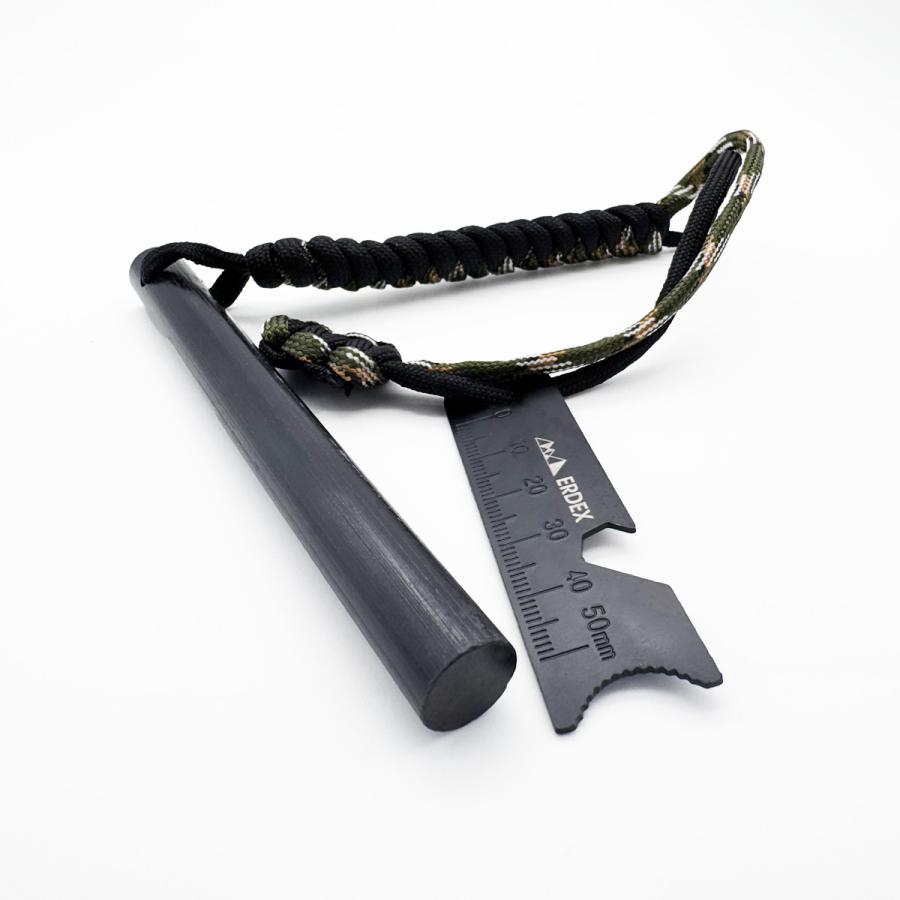 ファイヤースターター マグネシウム合金 火起こし ストラップ付き 選べるセット アウトドア キャンプ 火起こし 着火剤 送料無料 |  | 02