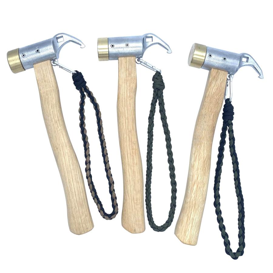 ペグハンマー ステンレス 銅製 ハンマー ペグ キャンプ タープ テント 設営 アウトドア ストラップ 収納袋付き 送料無料 |  | 06