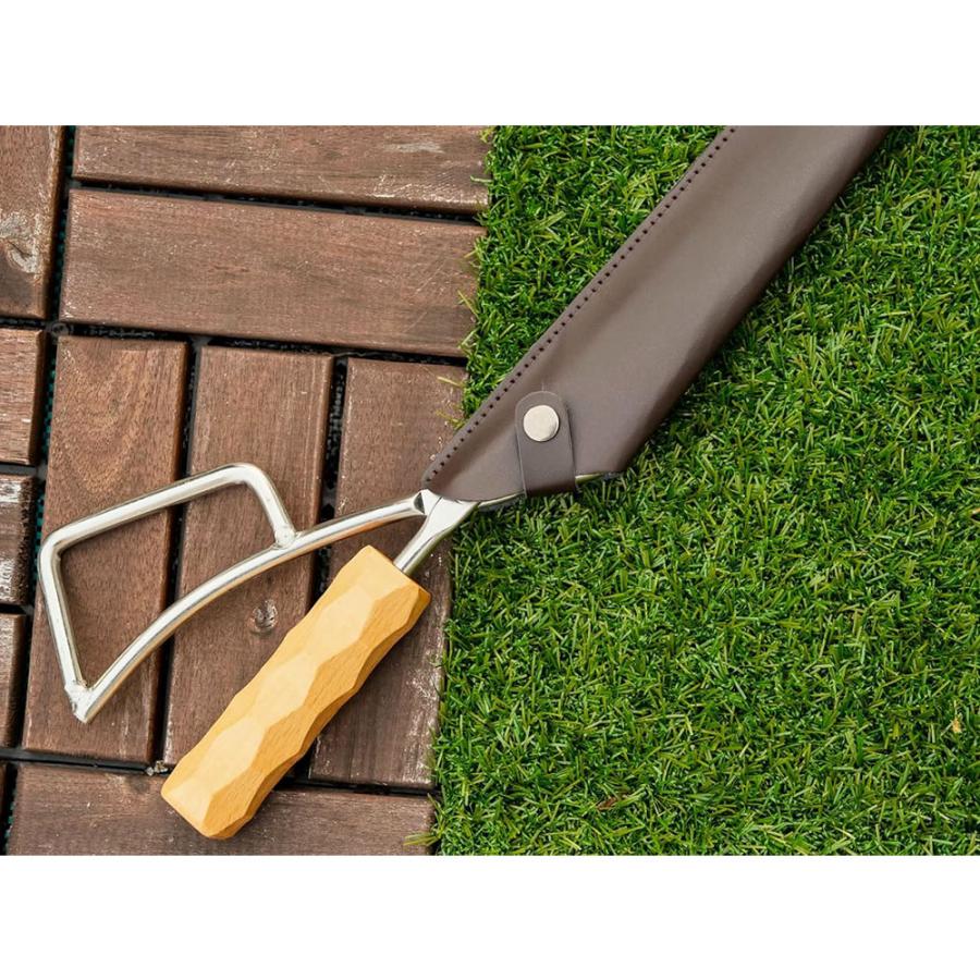 薪バサミ はさみ 炭 焚き火用トング 収納ケース付 アウトドア キャンプ BBQ 送料無料 |  | 04