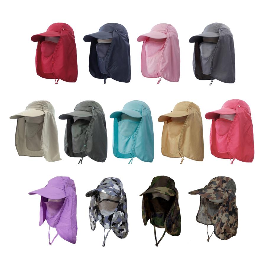 日よけ帽子 UV対策 熱中症 予防 紫外線防止 セパレート式 4WAY 帽子 アウトドア ジョギング 送料無料【BLACK FRIDAY店舗クーポン対象】 | ブランド登録なし | 21