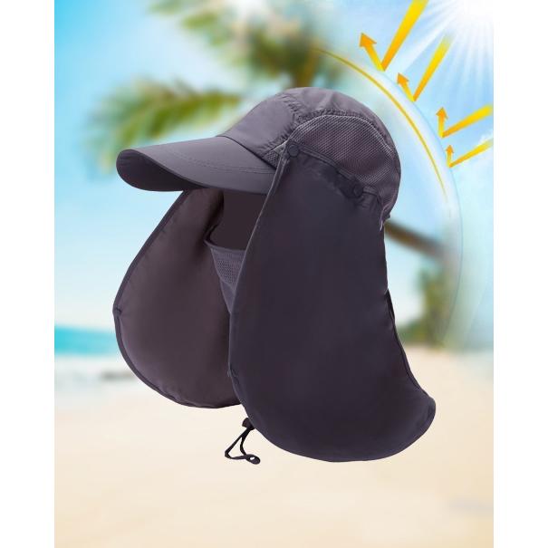 日よけ帽子 UV対策 熱中症 予防 紫外線防止 セパレート式 4WAY 帽子 アウトドア ジョギング 送料無料【BLACK FRIDAY店舗クーポン対象】 | ブランド登録なし | 15