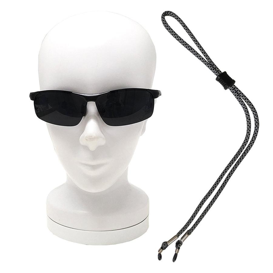 サングラス グラスストラップ セット 眼鏡用ストラップ アウトドア・登山・スポーツ・釣りなど メガネの脱落・置き忘れの防止に 送料無料 |  | 03