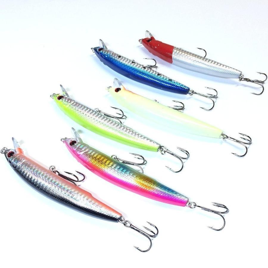 ミノー6点セット ルアー ミノー 11.5cm 16g 6個セット 仕掛け 送料無料 : いろいろ