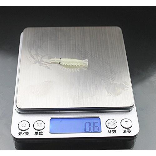 ワーム 夜光 エビ ソフトルアー 100個入り 3-4cm 0.6g 送料無料 |  | 03