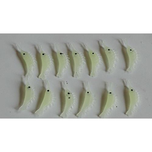 ワーム 夜光 エビ ソフトルアー 100個入り 3-4cm 0.6g 送料無料 |  | 04