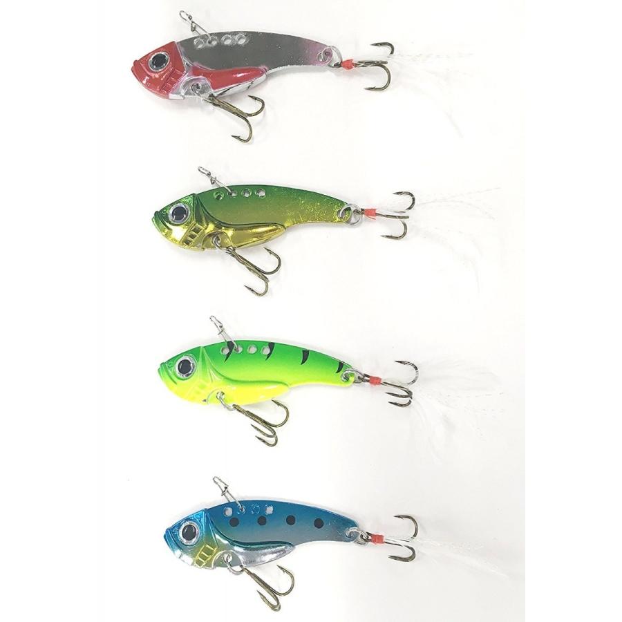 メタルバイブ A 6.9cm 20g ルアー 4色セット 送料無料 : いろいろ