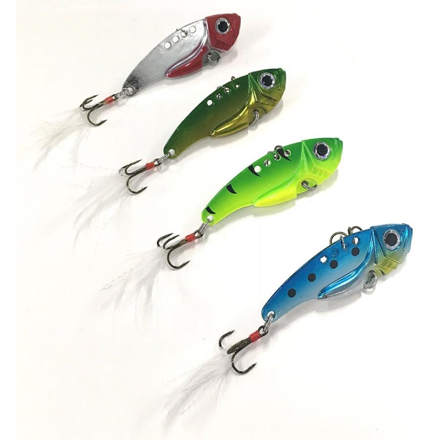 メタルバイブ A 6.9cm 20g ルアー 4色セット 送料無料 : いろいろ