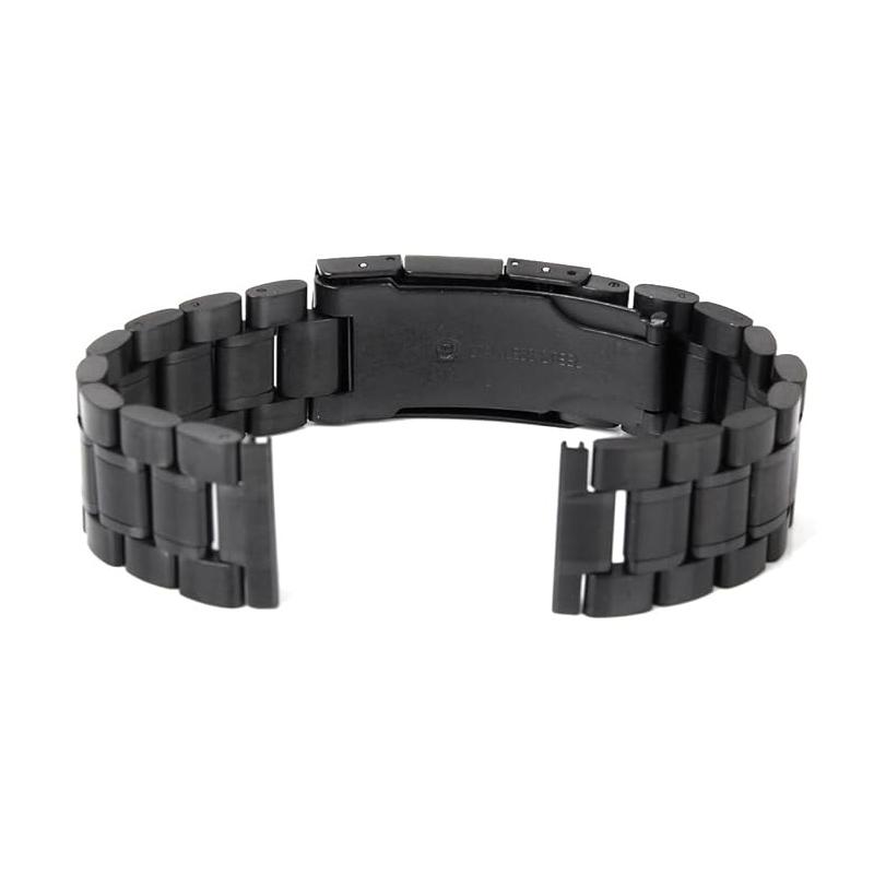 腕時計 交換ベルト 付け替え 時計ベルト ブラック 直カン / 弓カン 18mm / 20mm 送料無料 | ブランド登録なし | 02