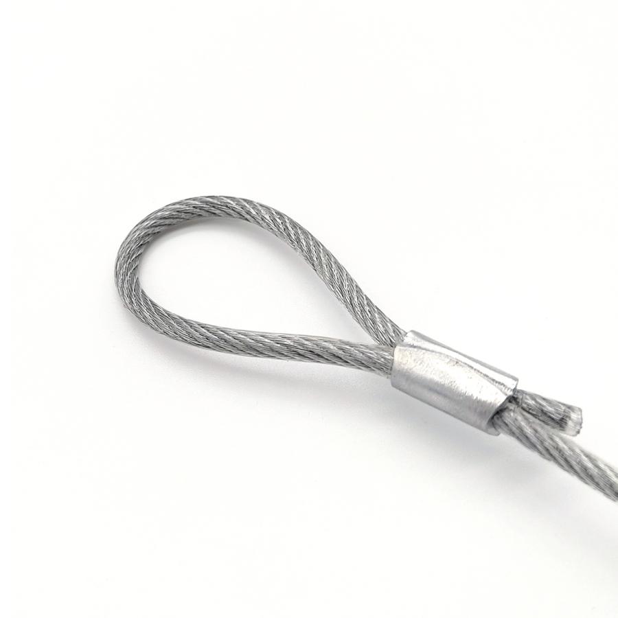 ワイヤー 落下防止ワイヤー 3×500mm セキュリティワイヤー 吊下げフック 転倒防止 安全対策 送料無料 | ブランド登録なし | 04