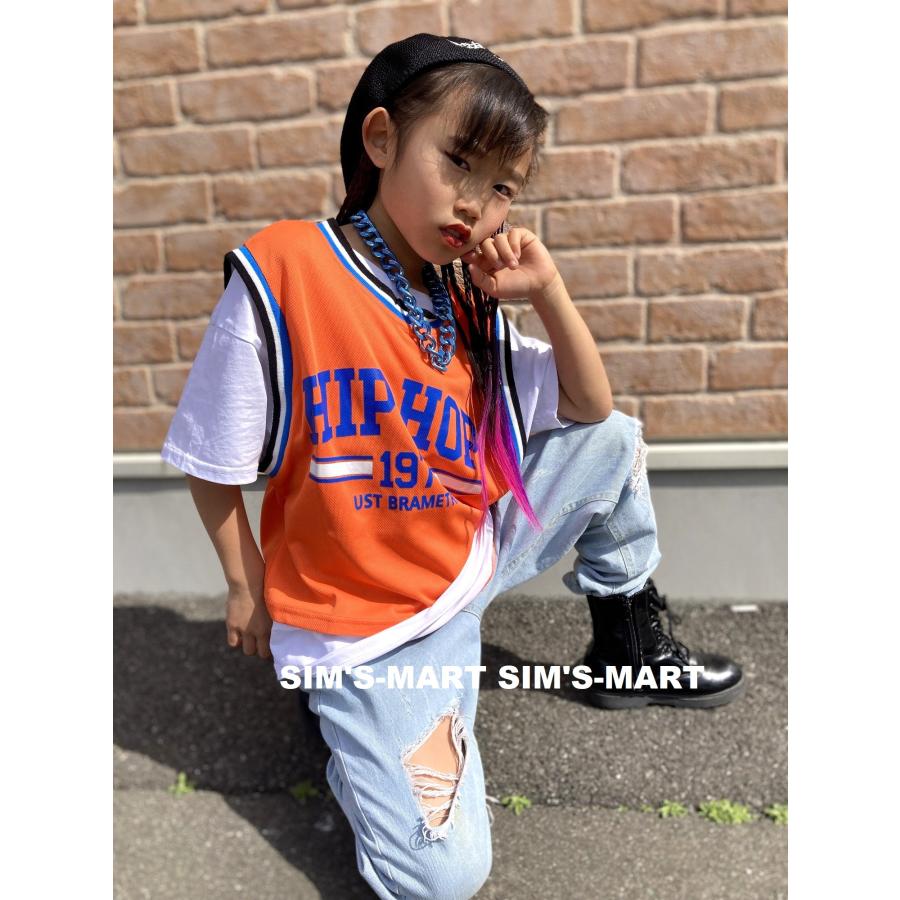 キッズ tシャツ ダンス 衣装 ヒップホップ 子供ダンス服 hiphop 