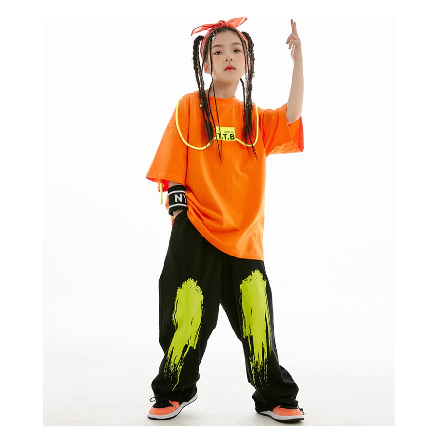 ta　キッズ服おまとめ 楽天市場】キッズダンス セットアップ 女の子(Tシャツ+スカート