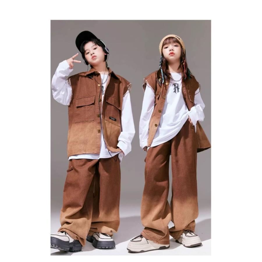 キッズダンス衣装 セットアップ ヒップホップ 衣装 子供ダンス服
