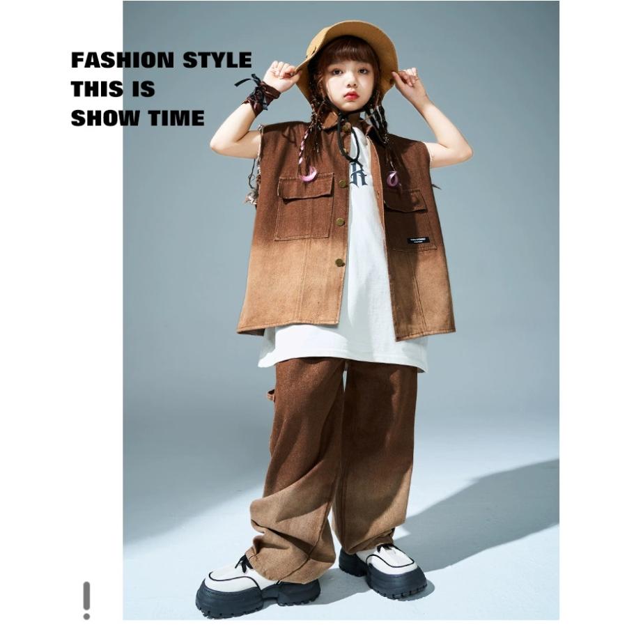 キッズダンス衣装 セットアップ ヒップホップ 衣装 子供ダンス服
