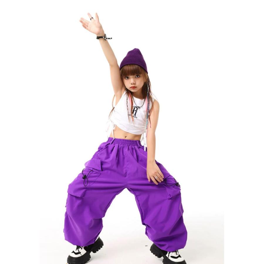 ダンスパンツ ヒップホップ キッズダンス衣装 カーゴパンツ ダンス