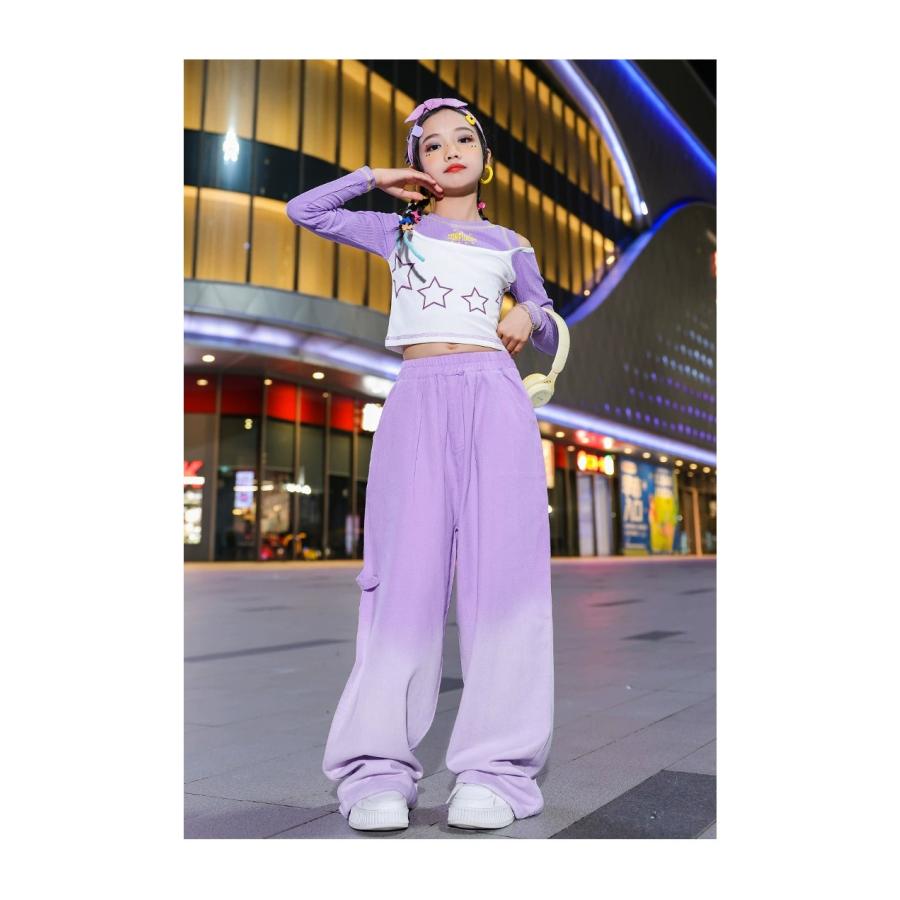 キッズダンス衣装 セットアップ ガールズ ヒップホップ ファッション