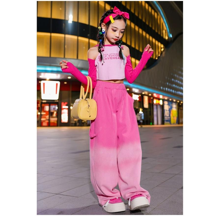 キッズダンス衣装 セットアップ ガールズ ヒップホップ キッズダンス衣装 セットアップ ガールズ ヒップホップ