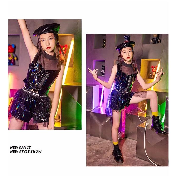 ダンス衣装 キッズ セットアップ ガールズ ヒップホップ 韓国 K ダンス衣装 キッズ セットアップ ガールズ ヒップホップ 韓国 K