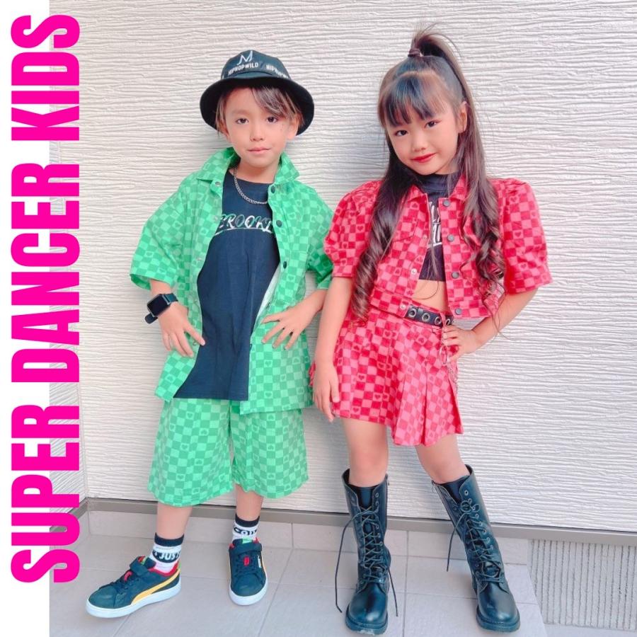 K-POP ダンス衣装 韓国 キッズダンス衣装 ガールズ セットアップ 子供 