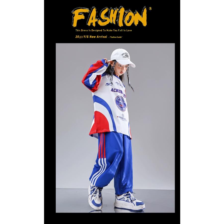 ヒップホップ 衣装 キッズダンス衣装 セットアップ 韓国 子供ダンス服
