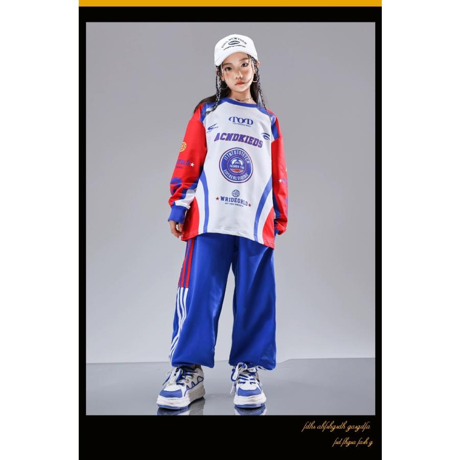 ヒップホップ 衣装 キッズダンス衣装 セットアップ 韓国 子供ダンス服