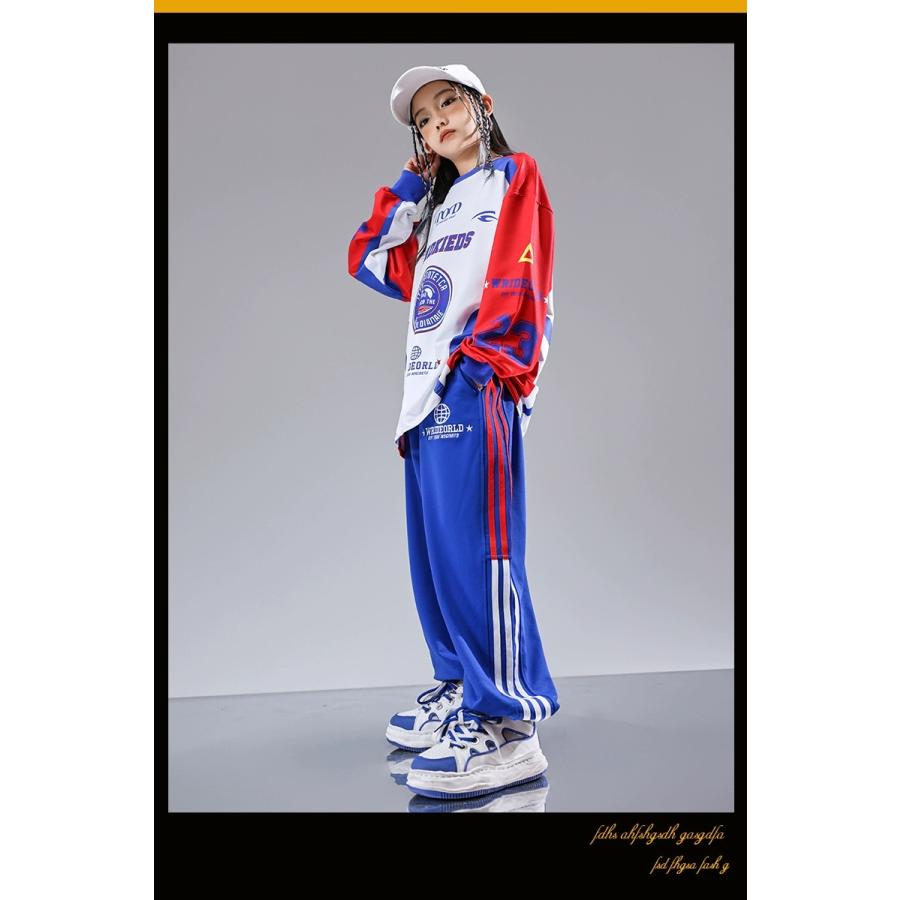 ヒップホップ 衣装 キッズダンス衣装 セットアップ 韓国 子供ダンス服