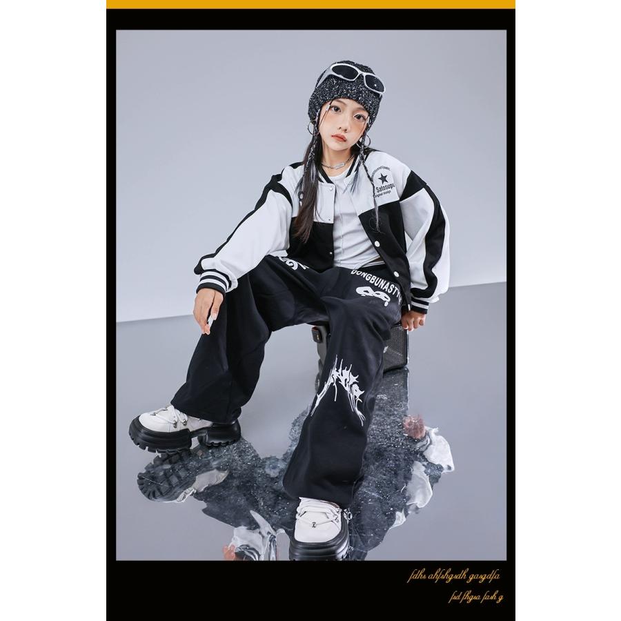 キッズダンス衣装 セットアップ ガールズ ヒップホップ 衣装 赤 黒