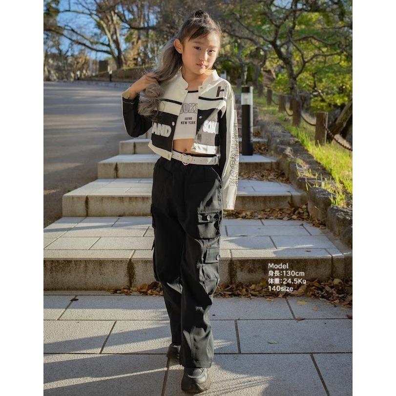 キッズダンス衣装 セットアップ 白 黒 ヒップホップ 衣装 ダンス衣装