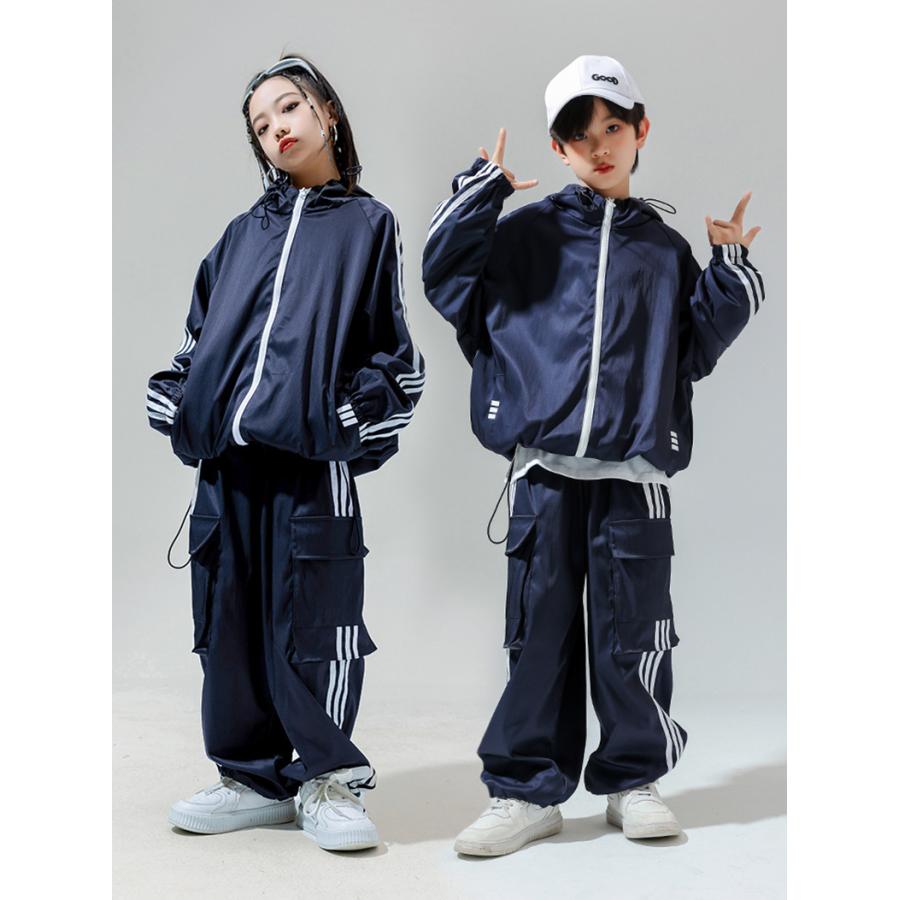 ウィンドブレーカー キッズ ダンス衣装 上下 ジャージ ヒップホップ