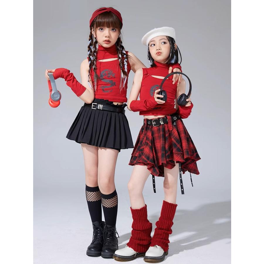 キッズダンス衣装 セットアップ ガールズ ヒップホップ チアダンス