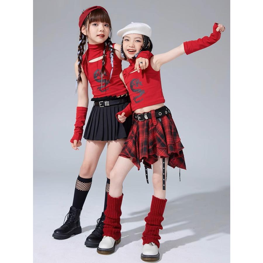 キッズダンス衣装 セットアップ ガールズ ヒップホップ チアダンス