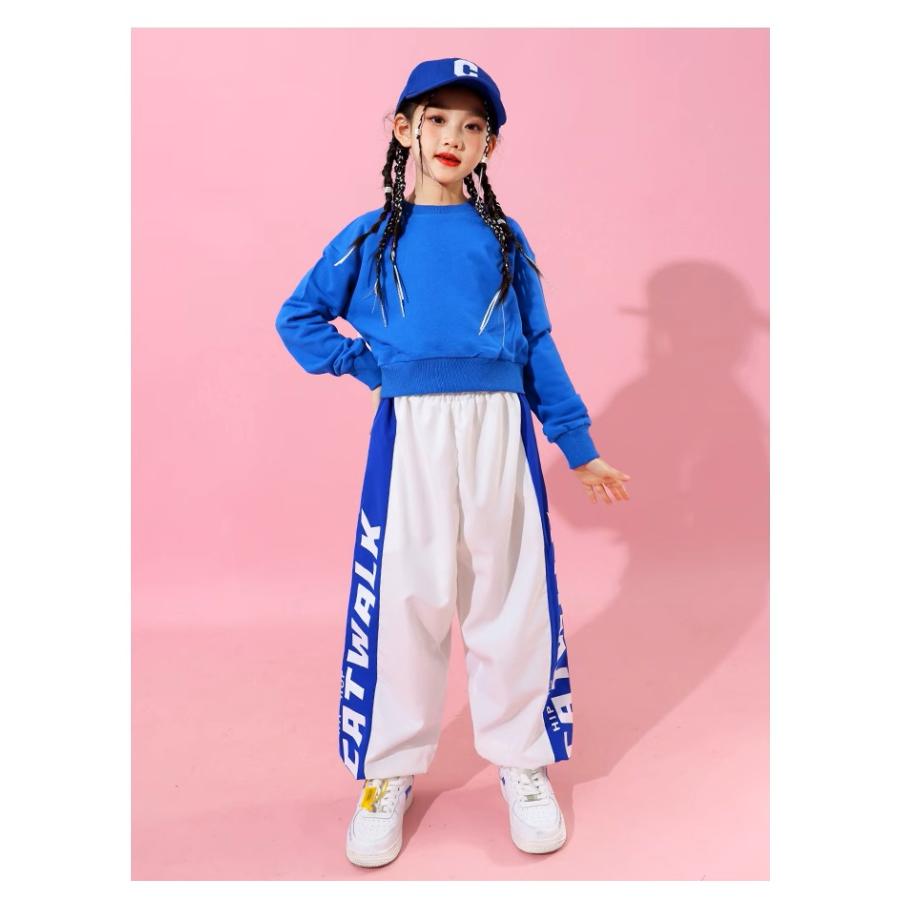 キッズダンス衣装 トップス ガールズ ヒップホップ K-POP 韓国 子供