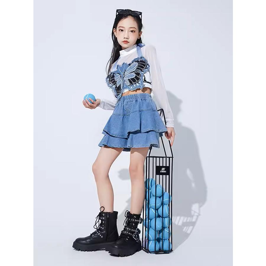 ダンス衣装 セットアップ ガールズ ヒップホップ ファッション K-POP