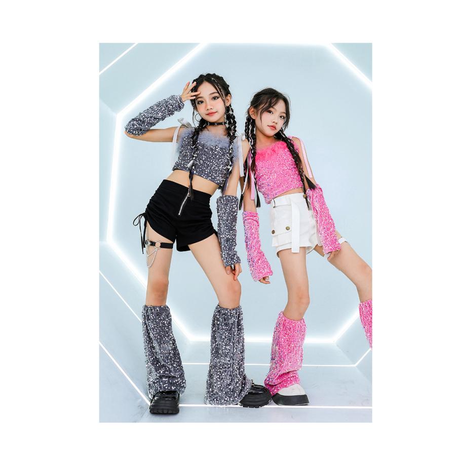 ダンス衣装 ガールズ 衣装 派手 K-POP 韓国 ジャズ セットアップ