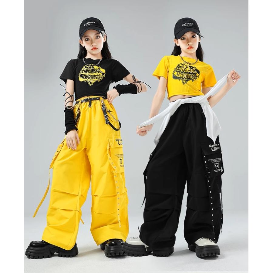 ダンスパンツ ヒップホップ 衣装 キッズダンス衣装 カーゴパンツ