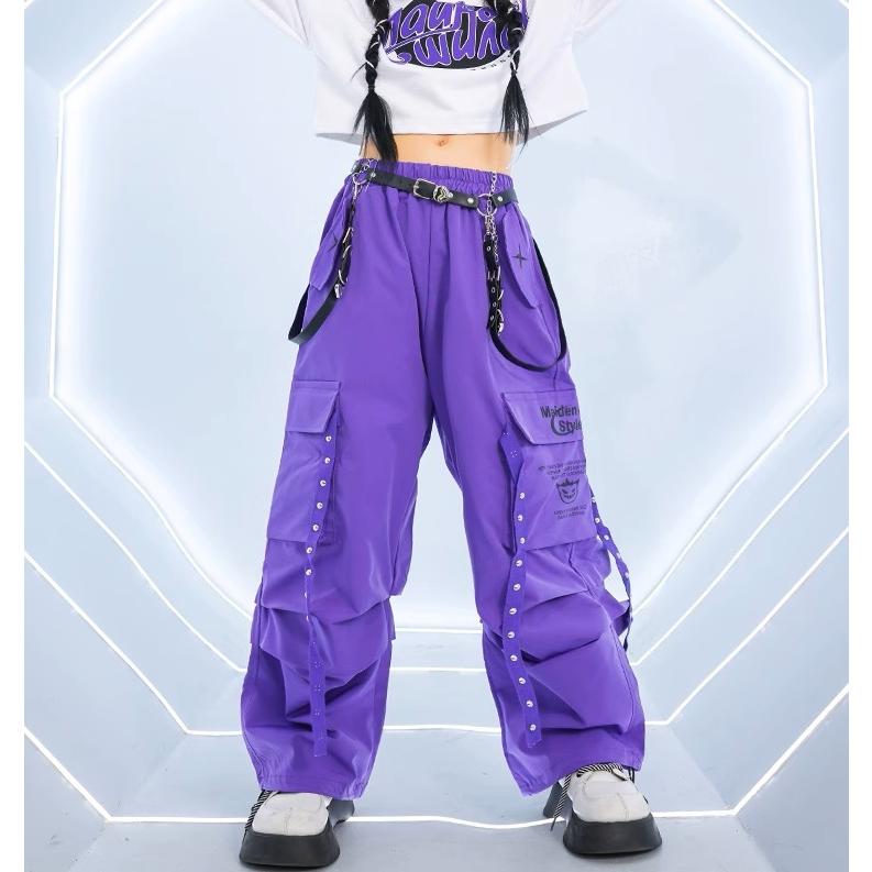 ダンスパンツ ヒップホップ 衣装 キッズダンス衣装 カーゴパンツ