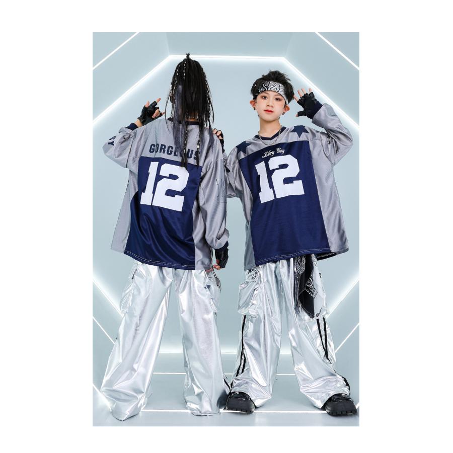 楽天市場】キッズダンス衣装 セットアップ 派手 キラキラTシャツ 