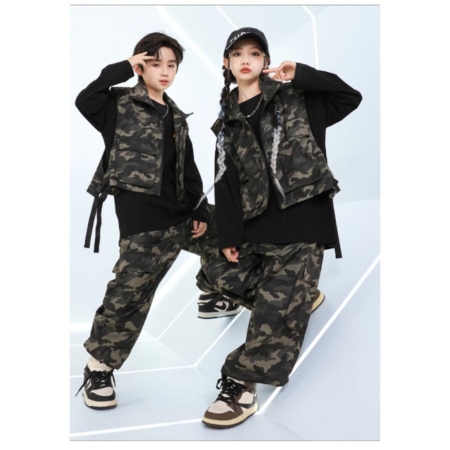 キッズダンス衣装 セットアップ ヒップホップ 衣装 ダンスファッション