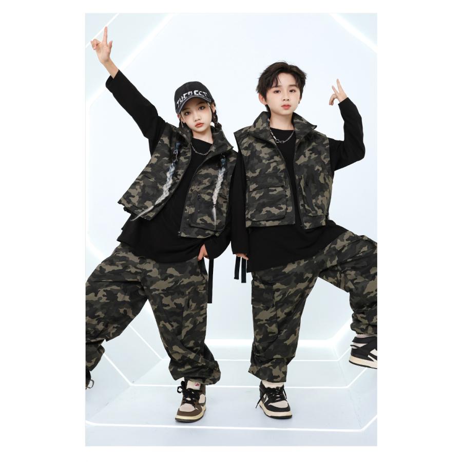 キッズダンス衣装 セットアップ ヒップホップ 衣装 ダンスファッション