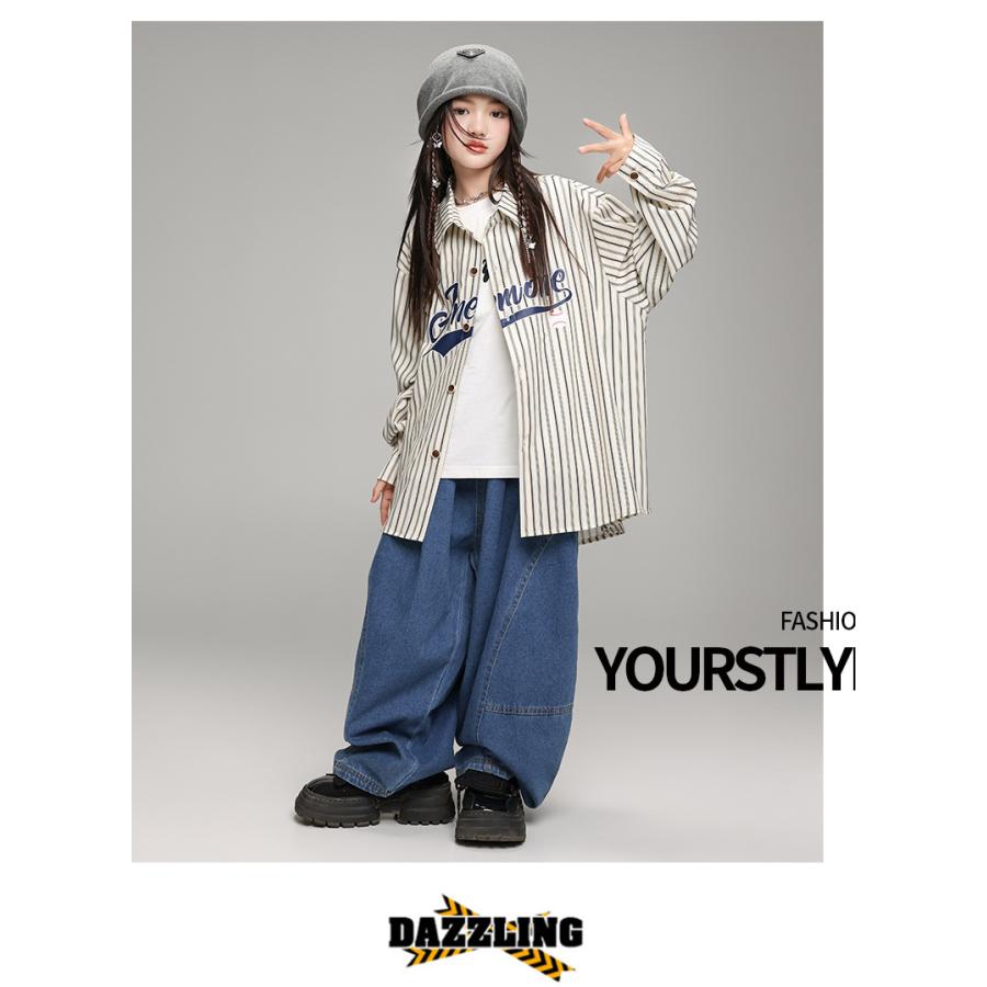 シャツ キッズダンス衣装 ヒップホップ ファッション ダンス衣装