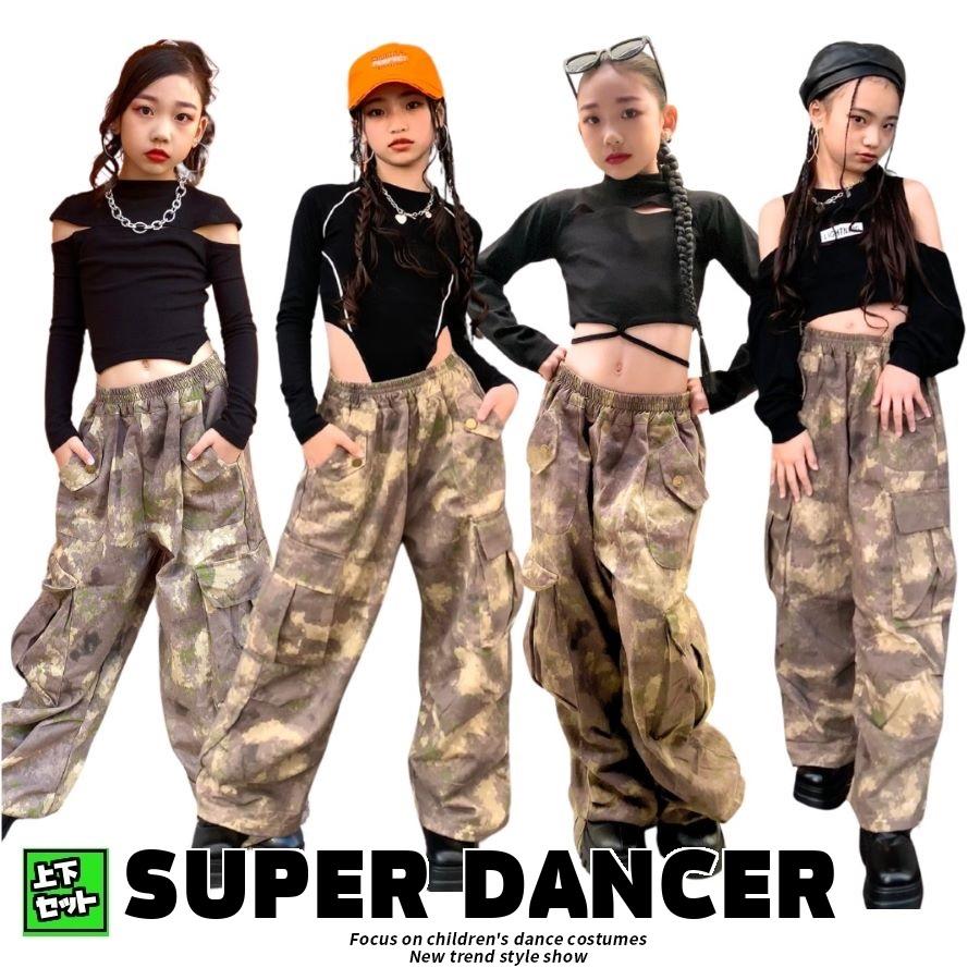 ダンス衣装 セットアップ ガールズ ヒップホップ 衣装 K-POP 韓国
