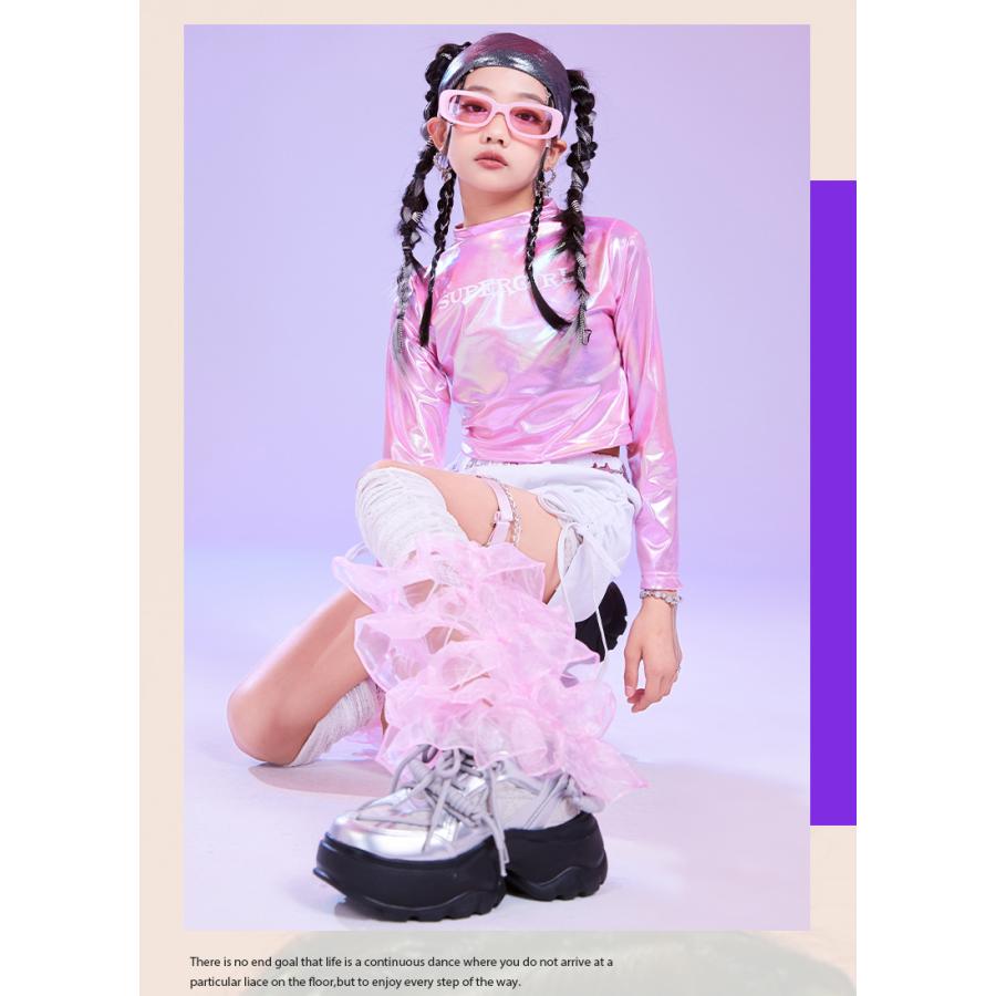 キッズダンス衣装 セットアップ ヒップホップ 衣装 子供ダンス服 派手