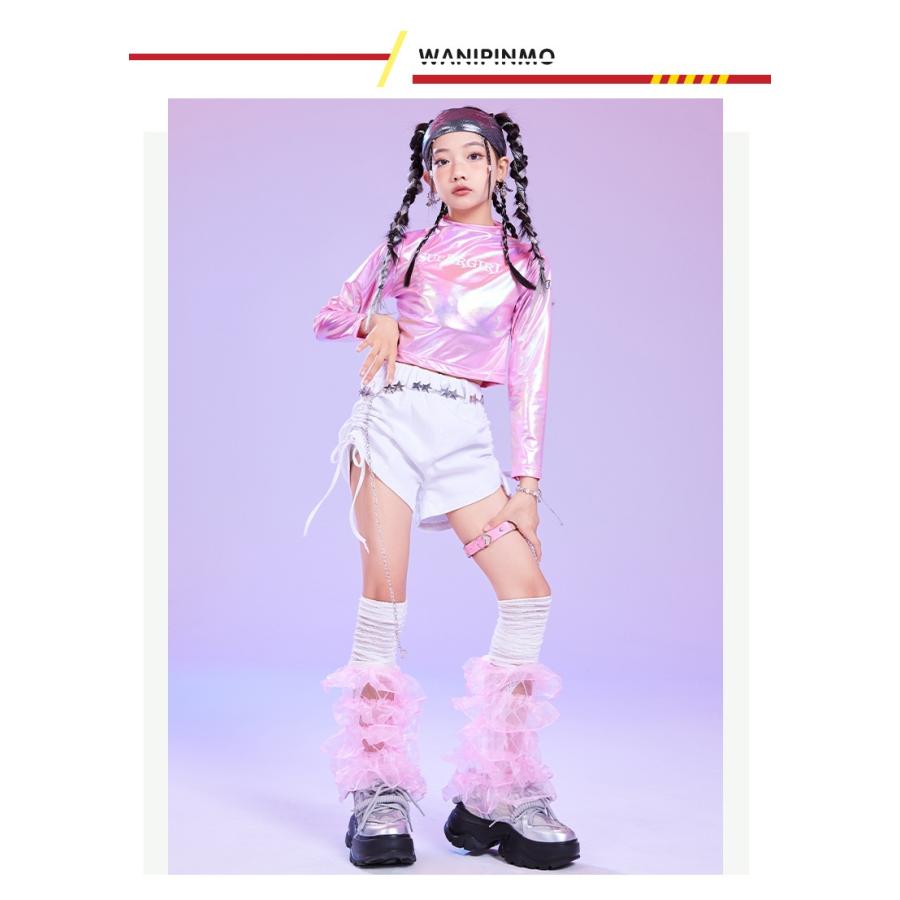 キッズダンス衣装 セットアップ ヒップホップ 衣装 子供ダンス服 派手