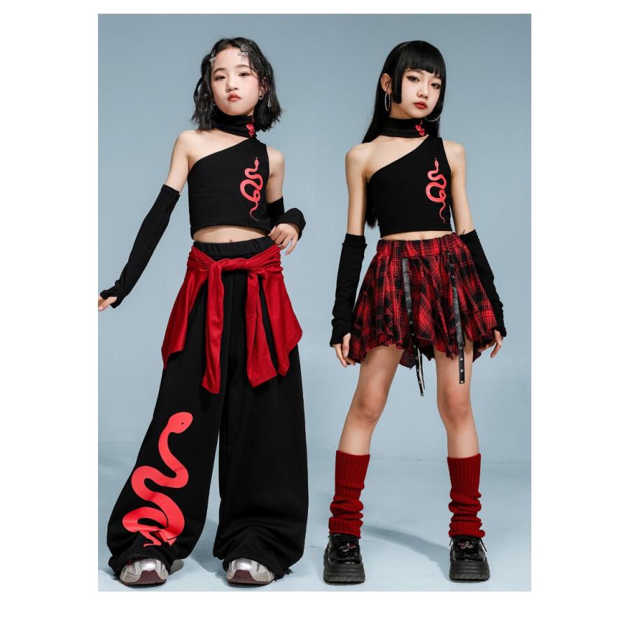 キッズダンス衣装 セットアップ ガールズ ヒップホップ チアダンス