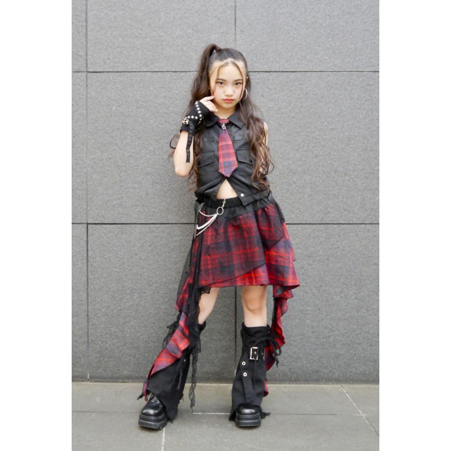 バーバリー ロンドン トップス ショートパンツ セットアップ チェック 赤 REDYAZEL（レディアゼル） セットアップ バイアスチェックショート