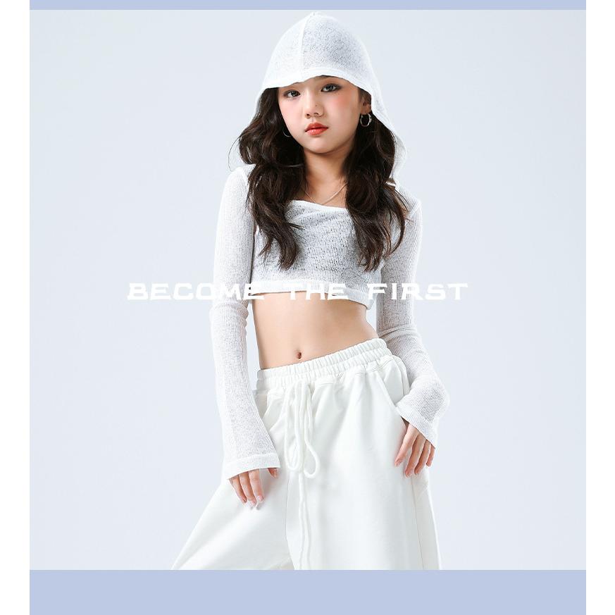 ダンス衣装 ガールズ ヒップホップ 衣装 白 黒 K-POP 韓国 ジャズ