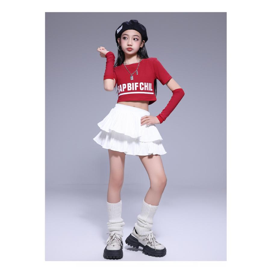 ダンス衣装 キッズ セットアップ チアダンス ガールズ ヒップホップ
