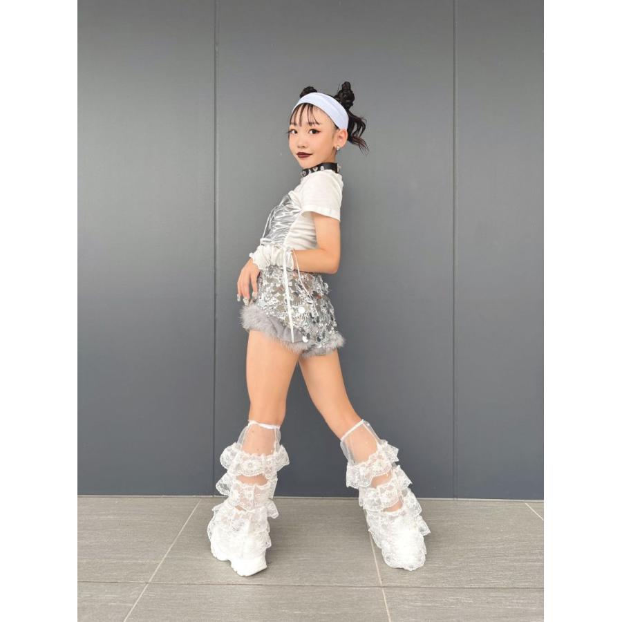 キッズダンス衣装 セットアップ ヒップホップ 衣装 ガールズ へそ出し
